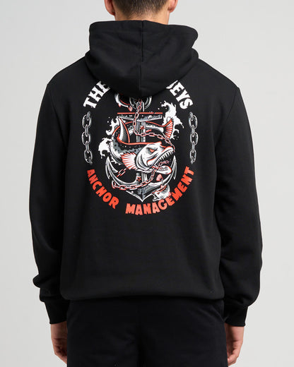 Anchor Management | Hooded Pullover - Black