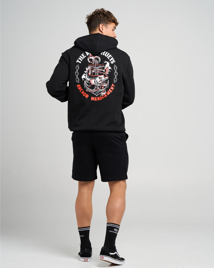 Anchor Management | Hooded Pullover - Black