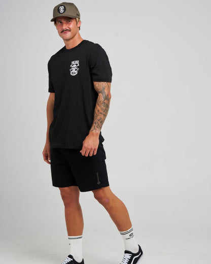 Anchor Skull | SS Tee - Black