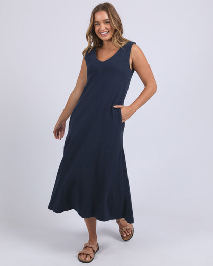 Aspen Dress - Navy