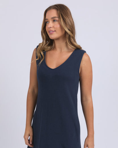 Aspen Dress - Navy