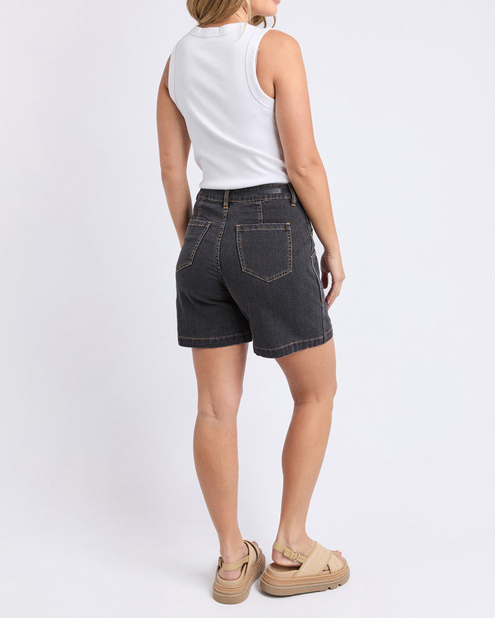 Foxwood Balmy Short | Washed Black