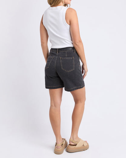 Foxwood Balmy Short | Washed Black