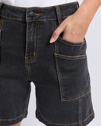 Foxwood Balmy Short | Washed Black