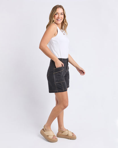 Foxwood Balmy Short | Washed Black