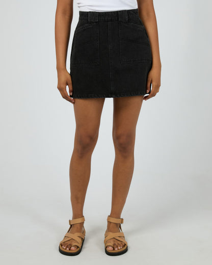 Becca Skirt - Washed Black