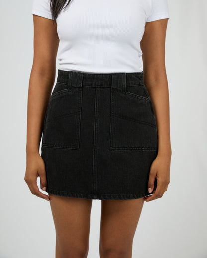 Becca Skirt - Washed Black