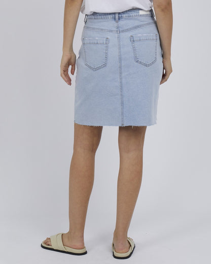 Belle Denim Skirt - Light Blue