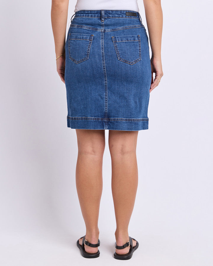 Foxwood Bower Skirt - Mid Blue