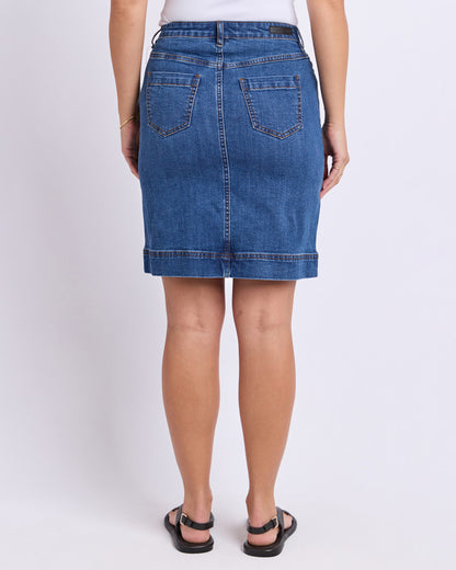 Foxwood Bower Skirt - Mid Blue