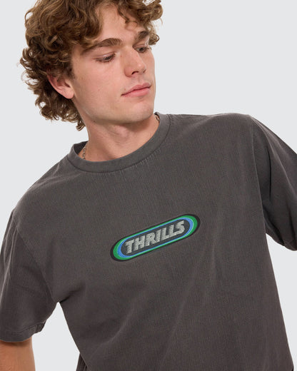 Thrills | Built to Win Embro Merch Fit Tee | Indigo Marble
