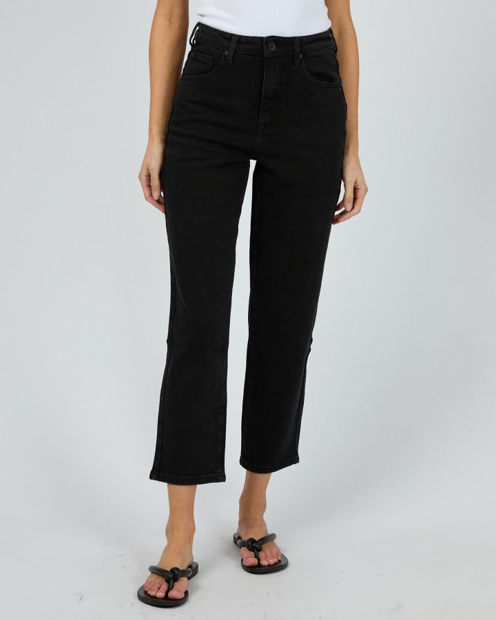 Cali Straight Jean - Midnight Black