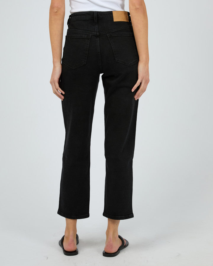 Cali Straight Jean - Midnight Black