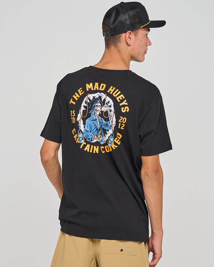 Captain Cooked Jaws | SS Tee - Black