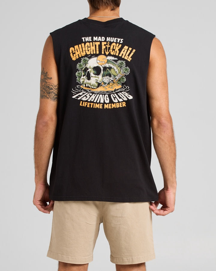 Caught Fk All Muscle - Black