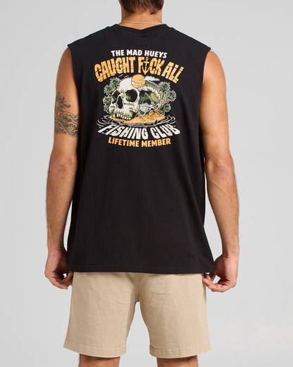 Caught Fk All Muscle - Black