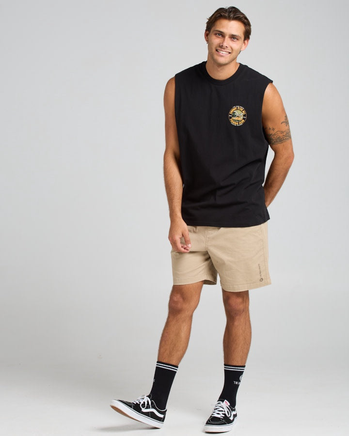 Caught Fk All Muscle - Black