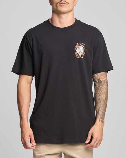 Caught Fk All SS Tee - Black (New Design)