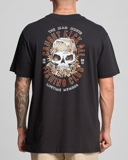 Caught Fk All SS Tee - Black (New Design)