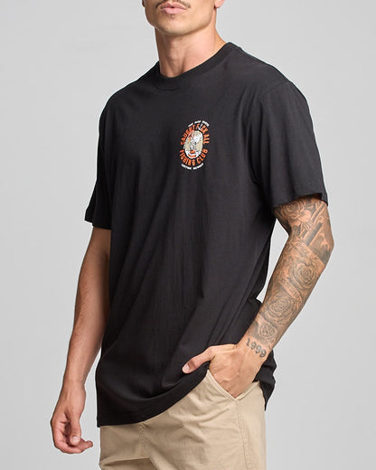 Caught Fk All SS Tee - Black (New Design)