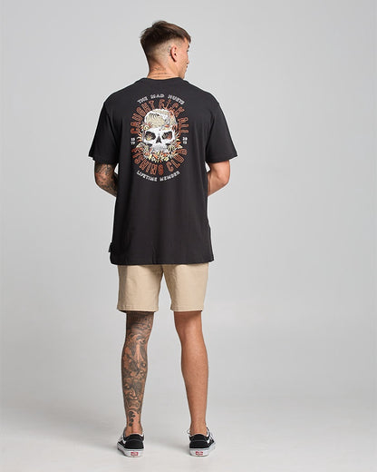 Caught Fk All SS Tee - Black (New Design)
