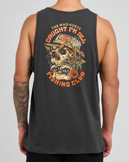 Caught Fk Skull Tank - Black