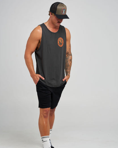 Caught Fk Skull Tank - Black