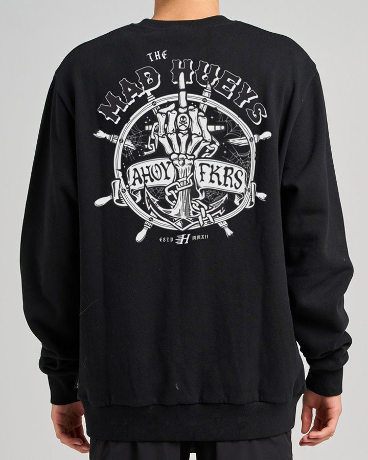 Chain Fkrs | Crew - Washed Black