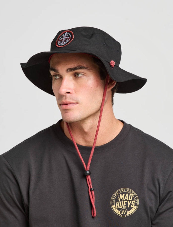 Chained Anchor Wide Brim Hat