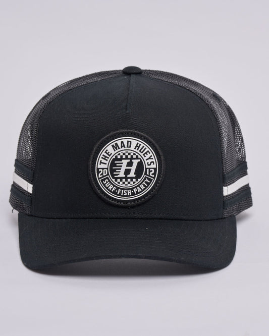 Checker Hueys - Twill Trucker - Black