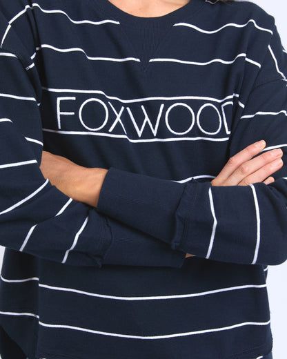Simplified Crew - Classic Stripe - Navy