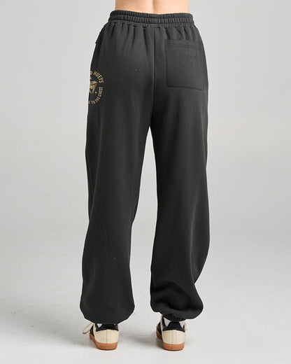 Close Chest - Womens Trackpant - Black