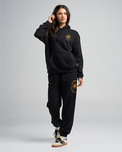 Close Chest - Womens Trackpant - Black