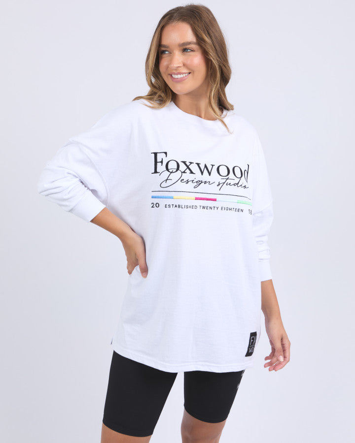 Coded LS Tee - White