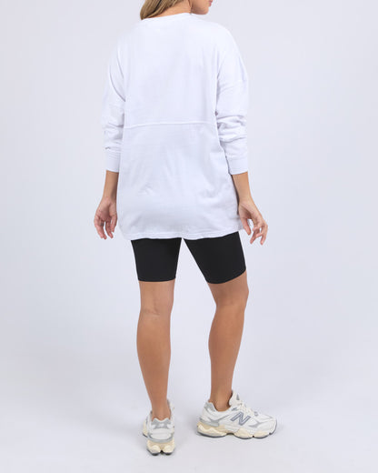 Coded LS Tee - White