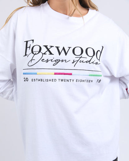Coded LS Tee - White