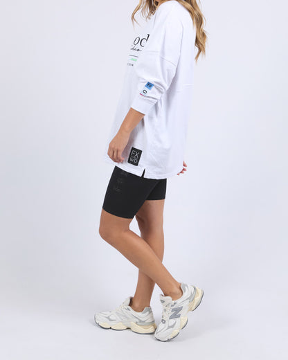 Coded LS Tee - White
