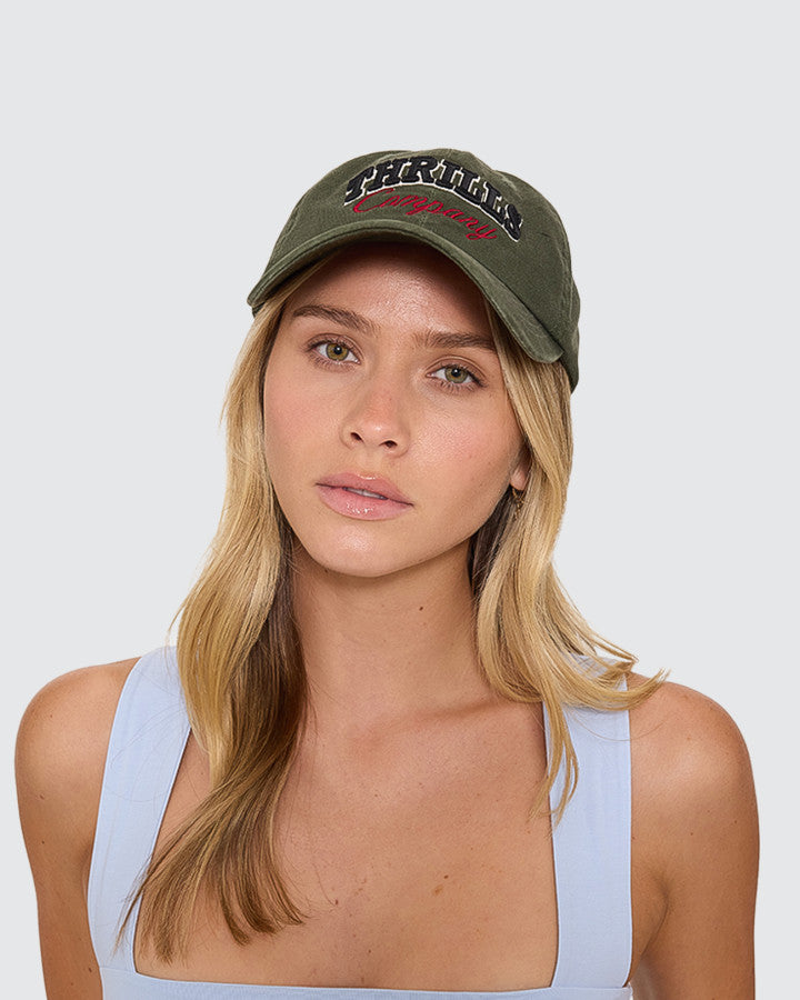 Thrills | College 6 Panel Cap | Grape Leaf