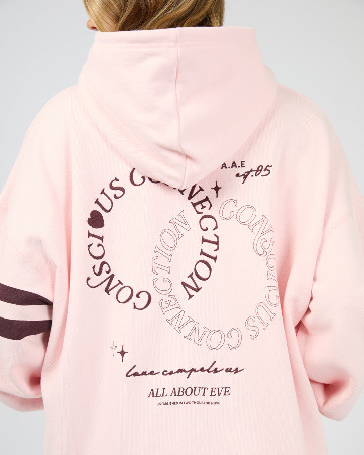 Conscious Relaxed Hoodie - Pale Pink