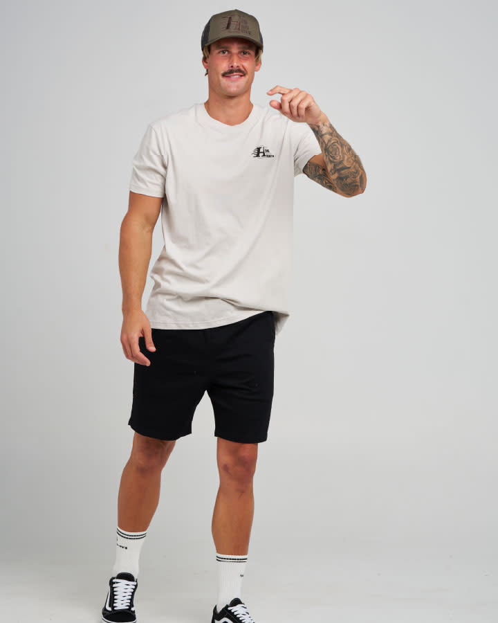 Contrast Hueys | SS Tee - Smoke