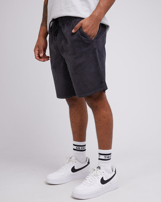 Silent Cord Short - Washed Black