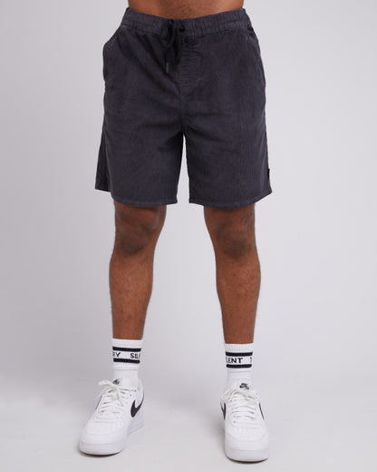Silent Cord Short - Washed Black