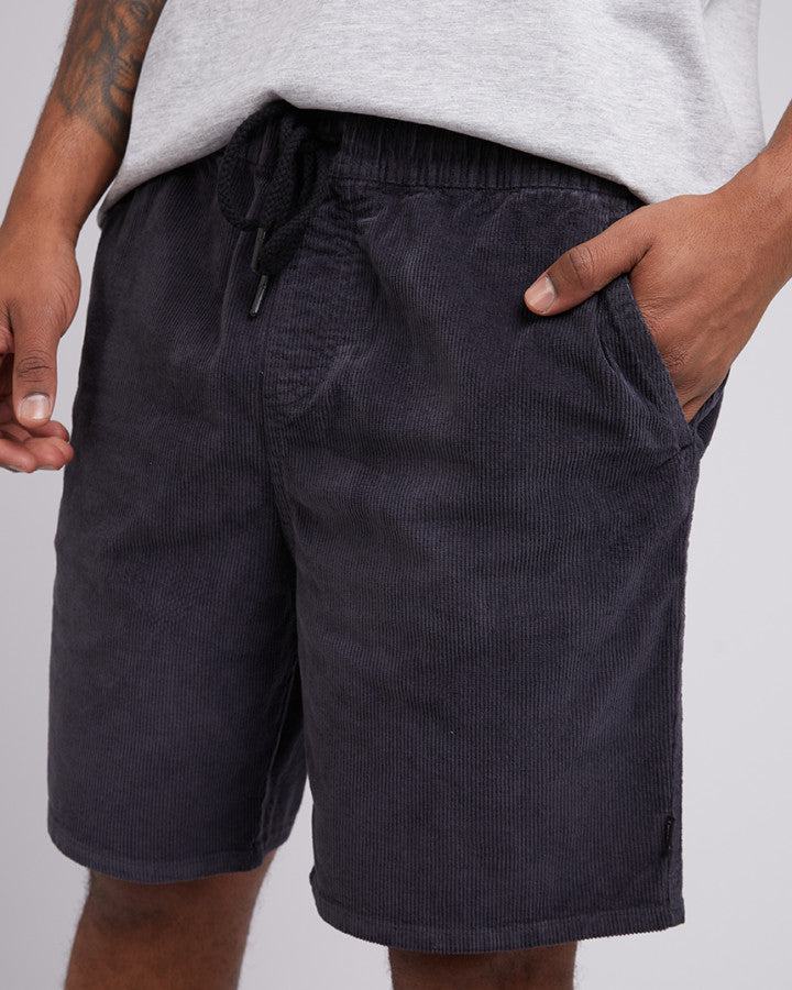 Silent Cord Short - Washed Black