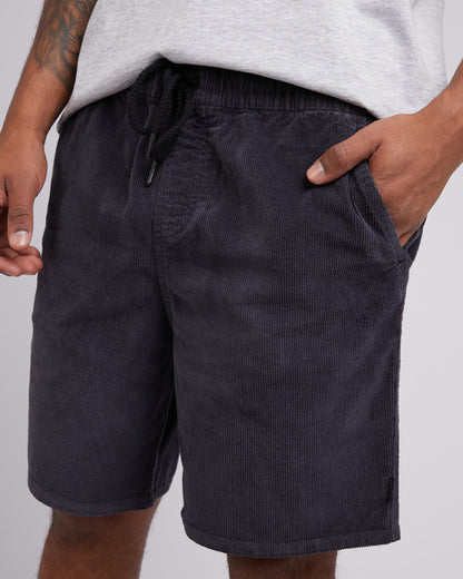 Silent Cord Short - Washed Black