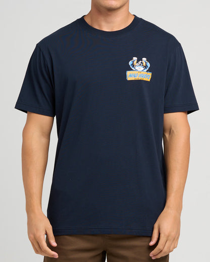 Crabbing A Beer | SS Tee - Navy