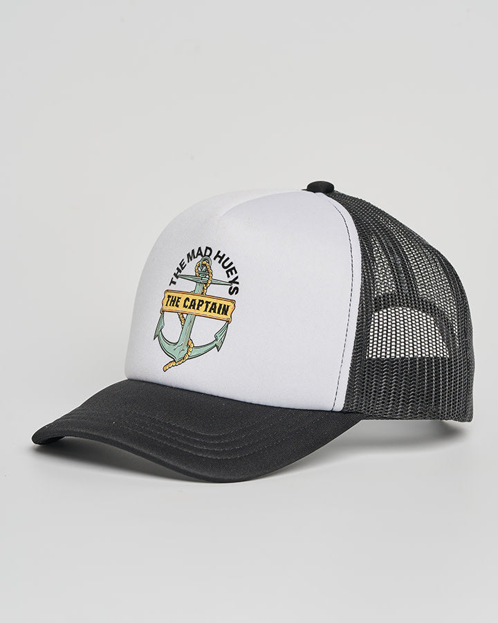 Croc Captain Youth Foam Trucker Hat - White