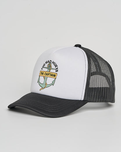 Croc Captain Youth Foam Trucker Hat - White