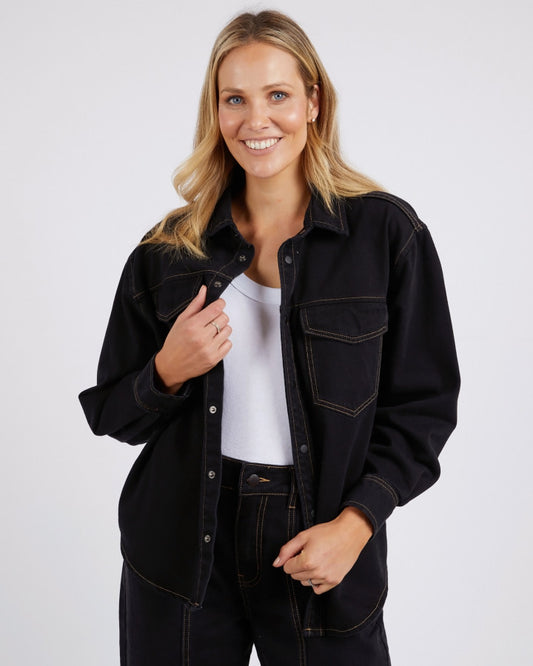 Daisy Overshirt - Black