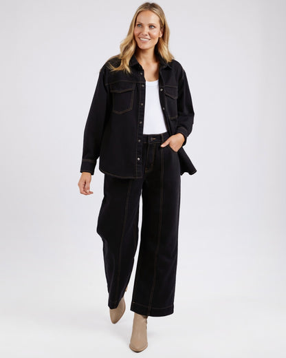 Daisy Overshirt - Black