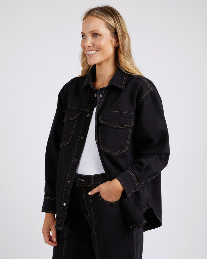 Daisy Overshirt - Black